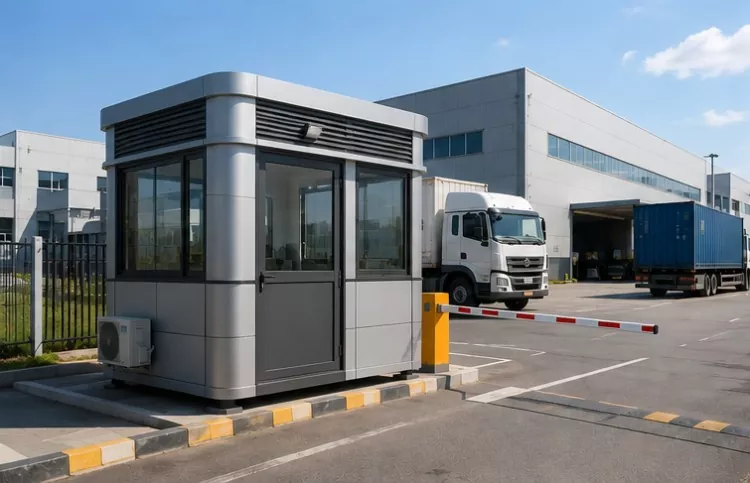 Prefabricated mobile guardhouse