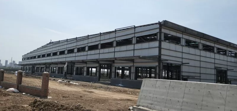 Prefab Modulu Irin fireemu eekaderi Warehouse Ikole